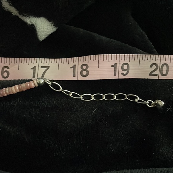 Rhodochrosite bead necklace by Jay King - Picture 13 of 13